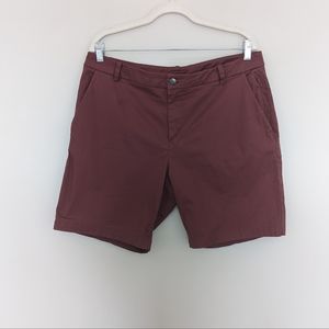Lululemon Commission Short Slim Chino Shorts Size 36